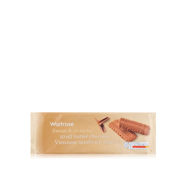 Waitrose chocolate Viennese fingers 150g - Waitrose UAE & Partners - 5000169174791