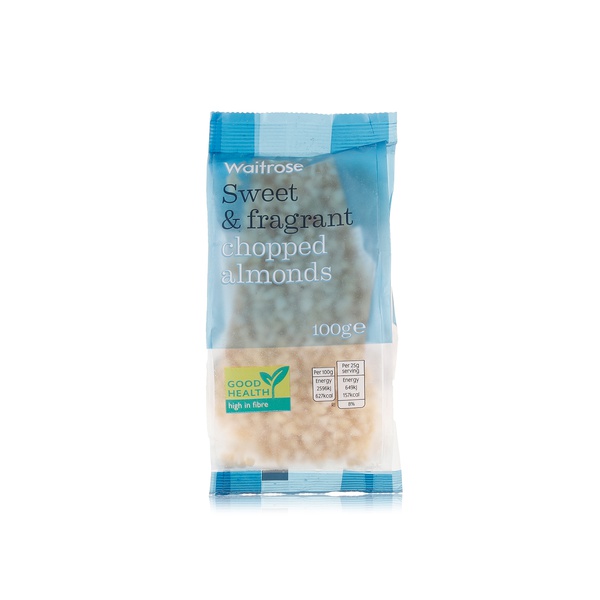 Waitrose chopped almonds 100g - Waitrose UAE & Partners - 5000169218365