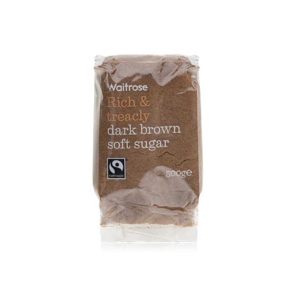 Waitrose unrefined dark brown sugar 500g - Waitrose UAE & Partners - 5000169220870