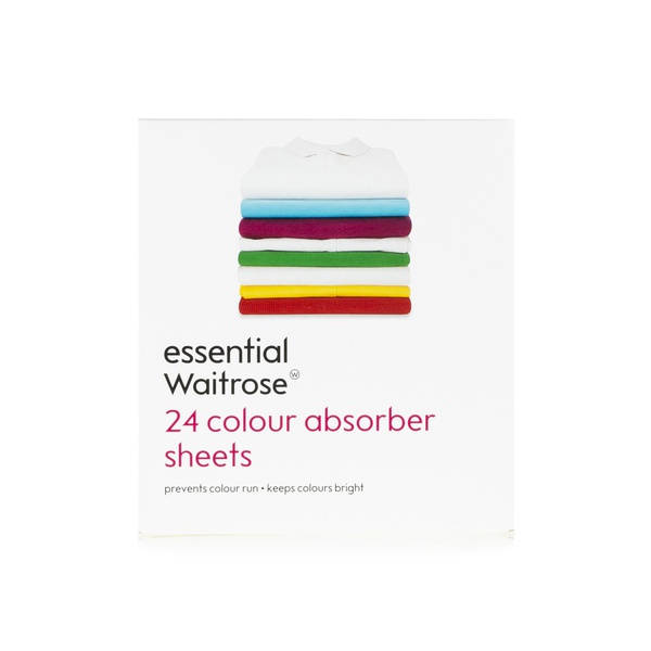 Essential Waitrose colour absorber sheets 24s - Waitrose UAE & Partners - 5000169239186