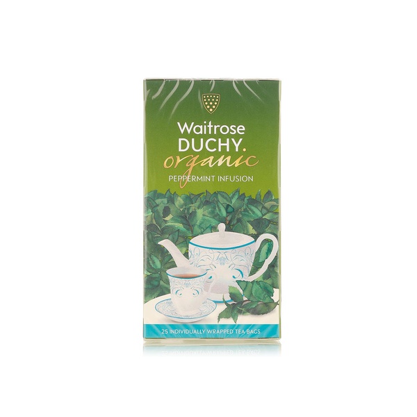 Waitrose Duchy organic peppermint infusion tea 37.5g - Waitrose UAE & Partners - 5000169245293