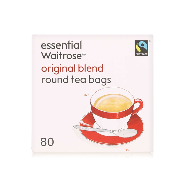 Waitrose original blend tea bags x80 250g - Waitrose UAE & Partners - 5000169289570
