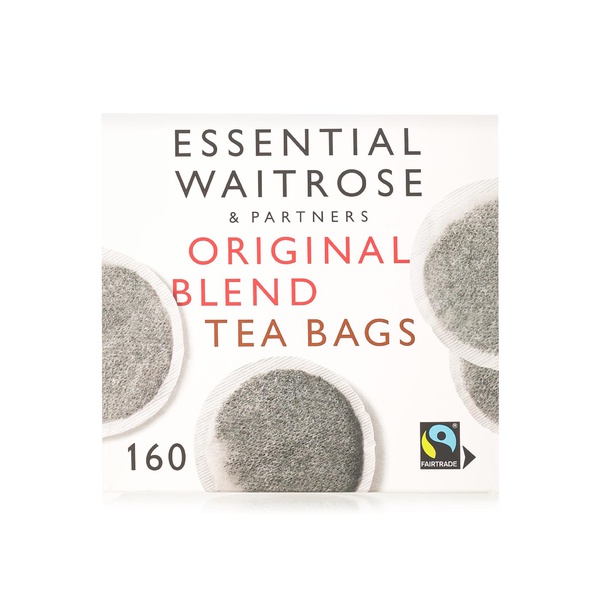 Essential Waitrose original blend tea bags x160 500g - Waitrose UAE & Partners - 5000169289587