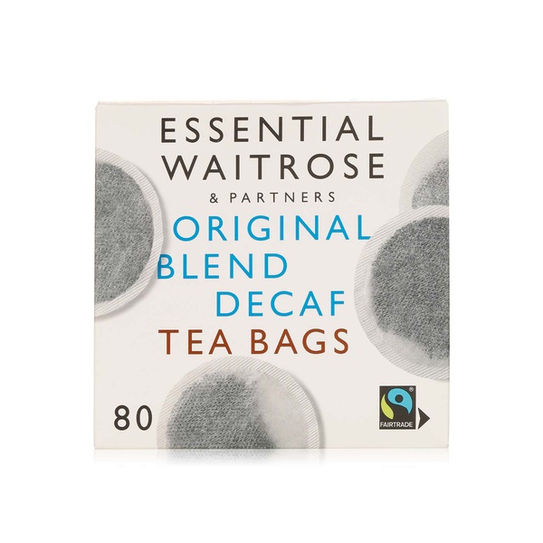 Essential Waitrose Original Blend decaf tea bags 250g - Waitrose UAE & Partners - 5000169289600
