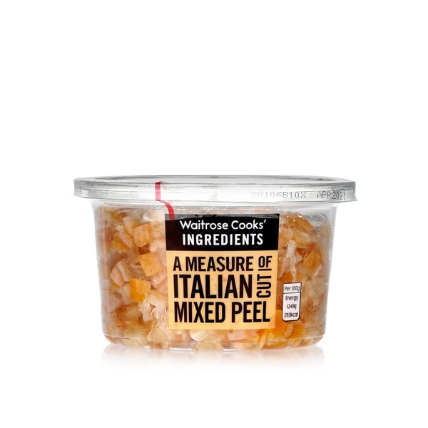 Waitrose Cooks' Ingredients Italian cut mixed peel 200g - Waitrose UAE & Partners - 5000169289938