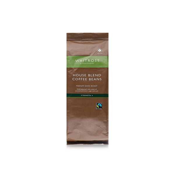 Waitrose Café house blend coffee beans 454g - Waitrose UAE & Partners - 5000169333433