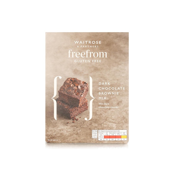 Waitrose Free From dark chocolate brownie mix 420g - Waitrose UAE & Partners - 5000169351109