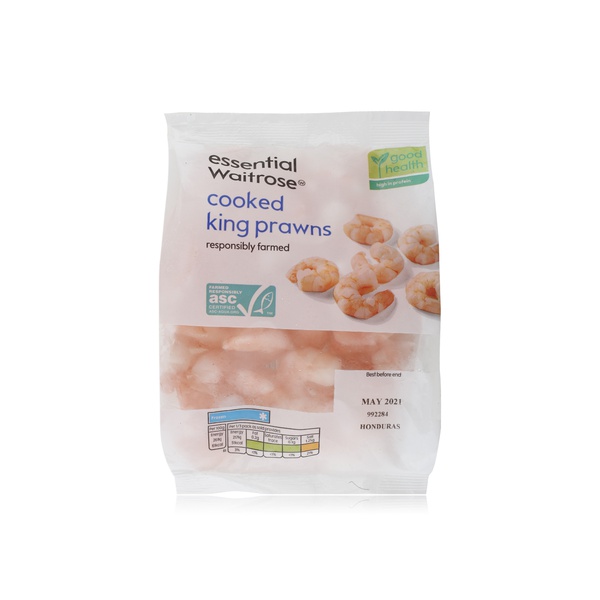 Essential Waitrose cooked king prawns 250g - Waitrose UAE & Partners - 5000169495230