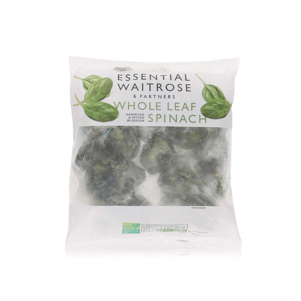 Essential Waitrose whole leaf spinach 750g - Waitrose UAE & Partners - 5000169515471