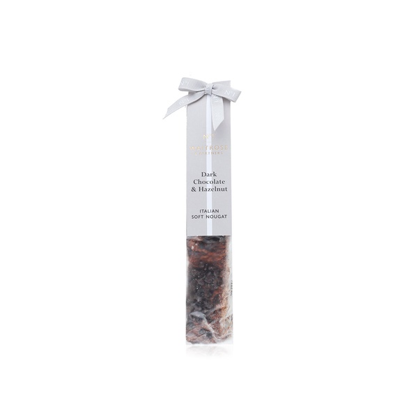 Waitrose No.1 dark chocolate & hazelnut nougat 100g - Waitrose UAE & Partners - 5000169528600