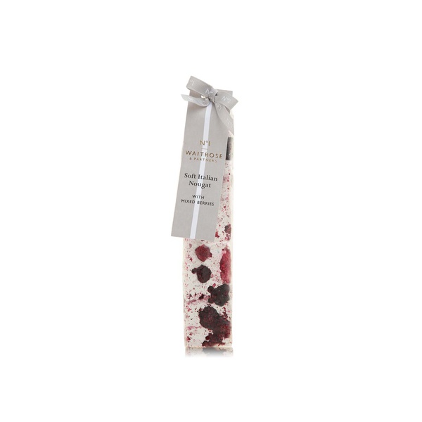 Waitrose No.1 mixed berry Italian nougat 100g - Waitrose UAE & Partners - 5000169528624