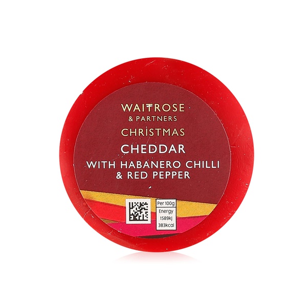Waitrose Christmas cheddar with habanero chilli - Waitrose UAE & Partners - 5000169530252