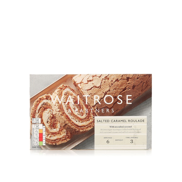 Waitrose salted caramel roulade 450g - Waitrose UAE & Partners - 5000169561096