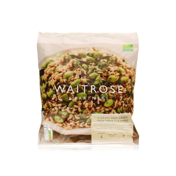 Waitrose grain and green vegetable steamers 560g - Waitrose UAE & Partners - 5000169562284