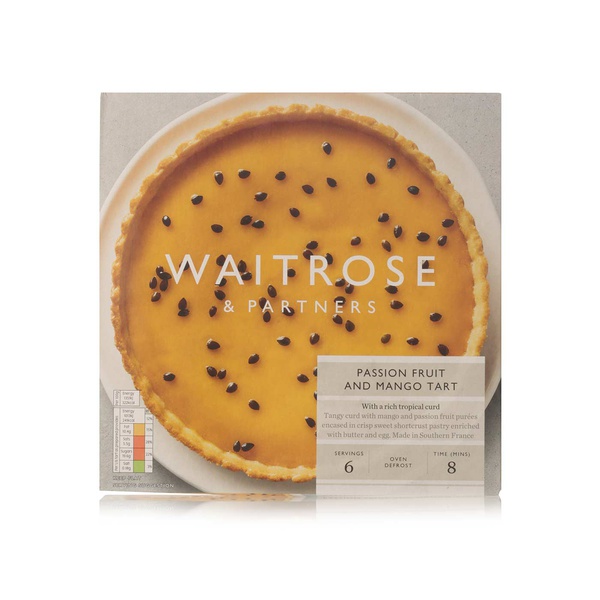 Waitrose passion fruit & mango tart 450g - Waitrose UAE & Partners - 5000169562321