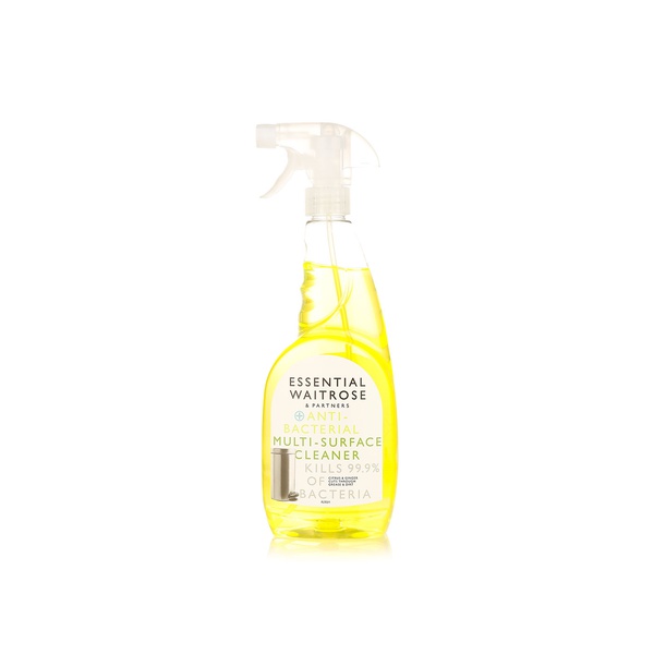 Essential Waitrose antibacterial multi-purpose cleaner with citrus and ginger 750ml - Waitrose UAE & Partners - 5000169580370