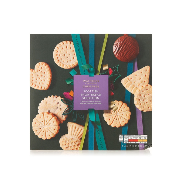 Waitrose Christmas Scottish shortbread selection 450g - Waitrose UAE & Partners - 5000169593110