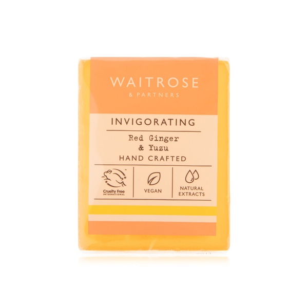 Waitrose red ginger & yuzu soap bar 100g - Waitrose UAE & Partners - 5000169617182