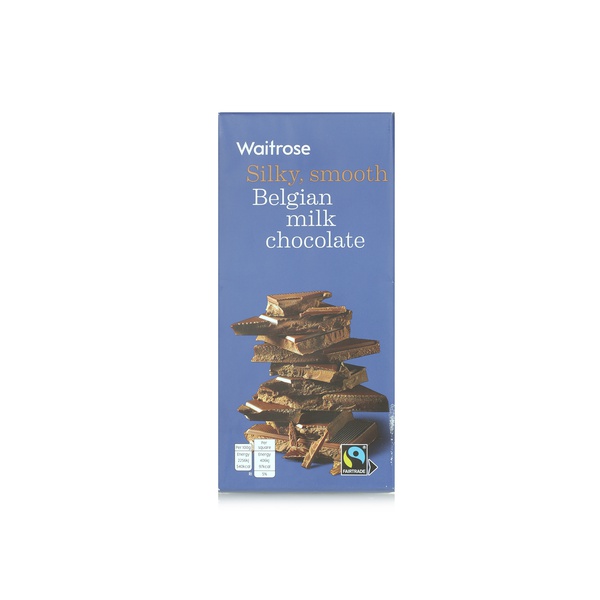 Waitrose Belgian milk chocolate 180g - Waitrose UAE & Partners - 5000169704042