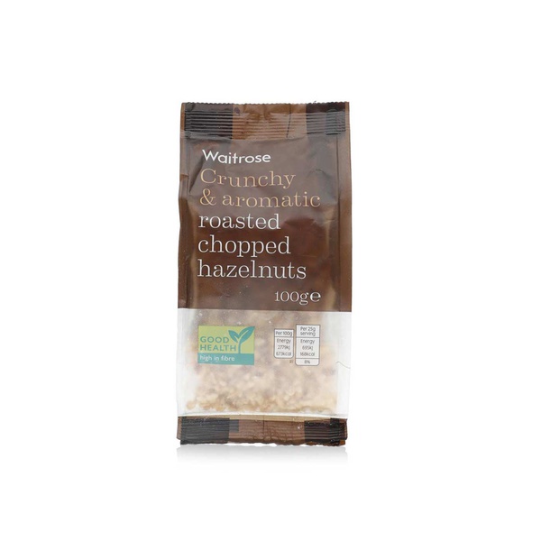 Waitrose roasted chopped hazelnuts 100g - Waitrose UAE & Partners - 5000169875704