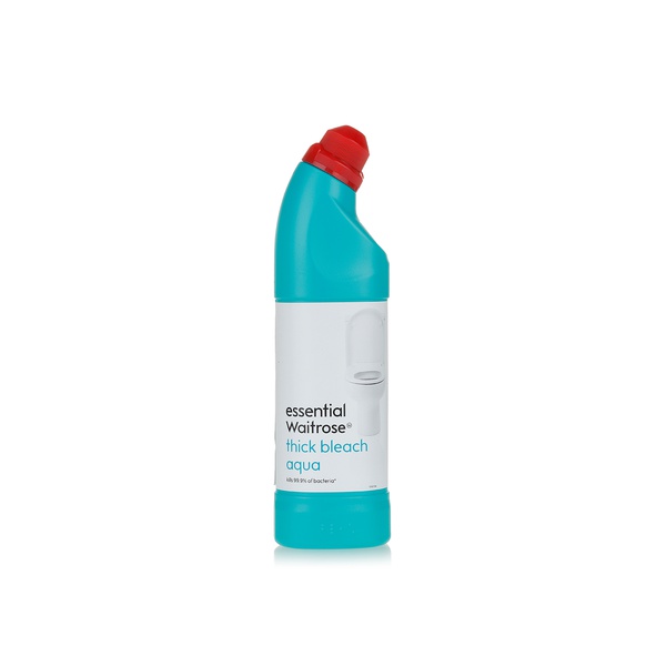 Essential Waitrose thick bleach aqua 750ml - Waitrose UAE & Partners - 5000169891766