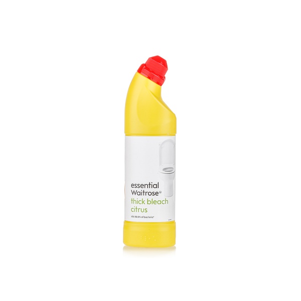 Essential Waitrose thick citrus bleach 750ml - Waitrose UAE & Partners - 5000169891797