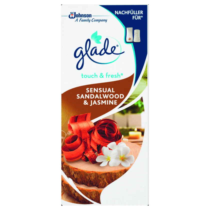 Glade Touch & Fresh Minispray Nachfüller Sensual Sandalwood & Jasmine - 5000204078329