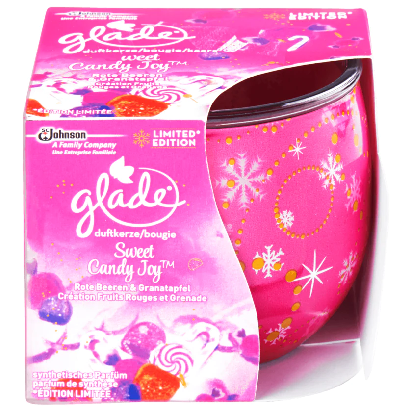 Glade Duftkerze Sweet Candy Joy - 5000204979930