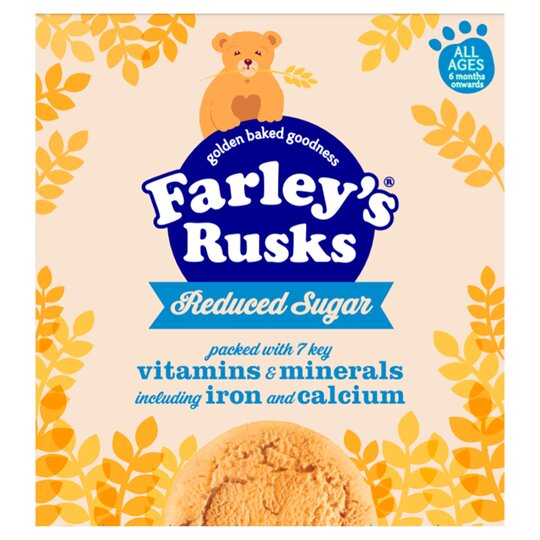 Farleys Rusks Original Reduced Sugar 6 Months Plus 300G - 5000218005663