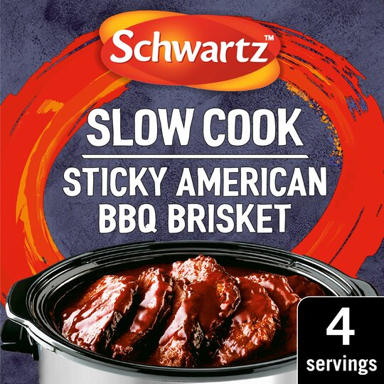 Schwartz Slow Cook Sticky American Bbq Brisket 35G - 5000225013101