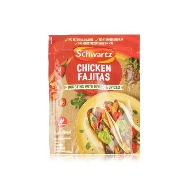 Schwartz chicken fajitas recipe mix 35g - Waitrose UAE & Partners - 5000225019998