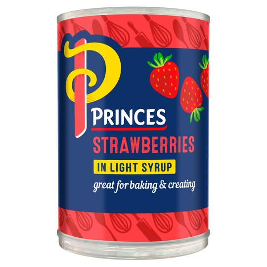 Princes Strawberries In Light Syrup 410G - 5000232007964