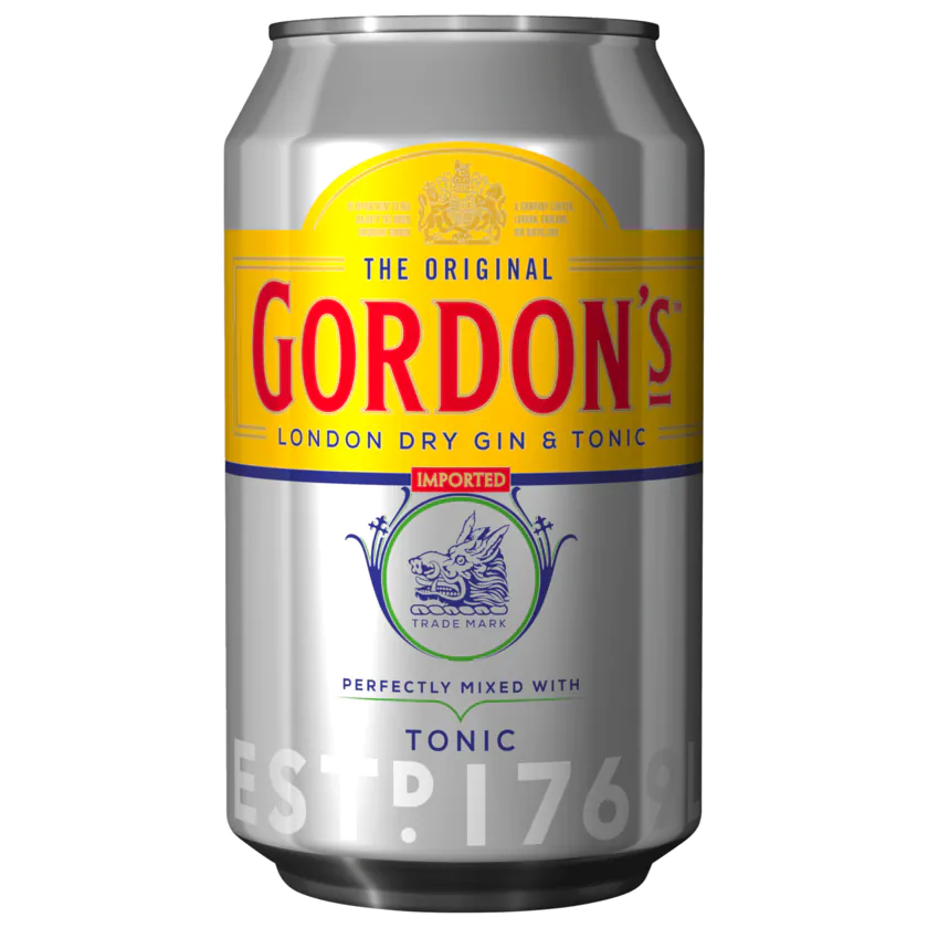 Gordon's Gin & Tonic 0,33l - 5000289925686