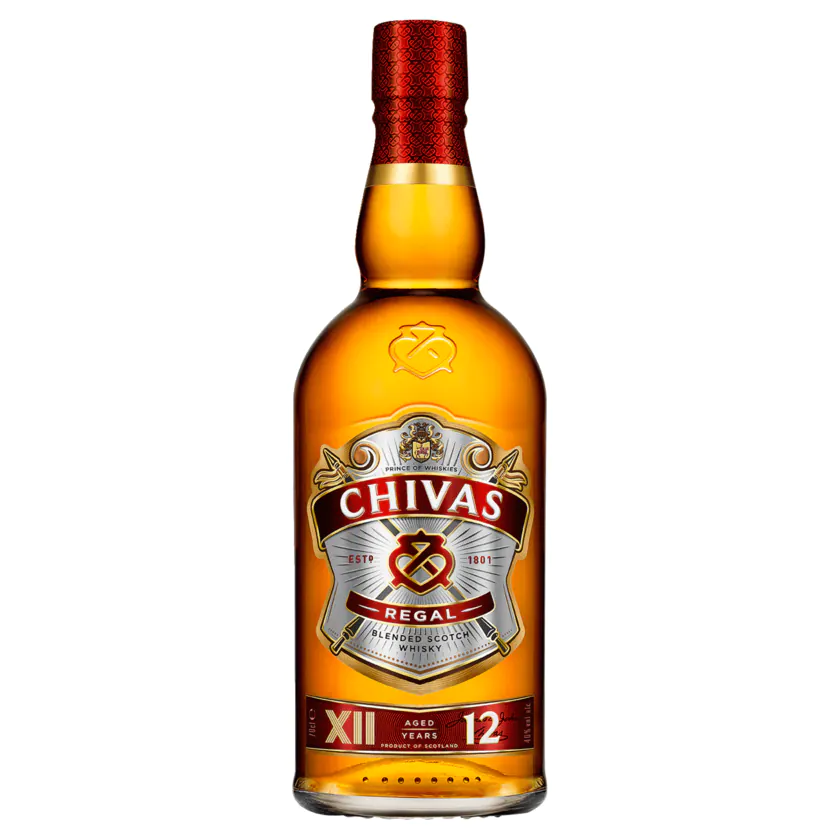 Chivas Regal 12 Jahre Blended Scotch Whisky 0,7 ltr - 5000299212837