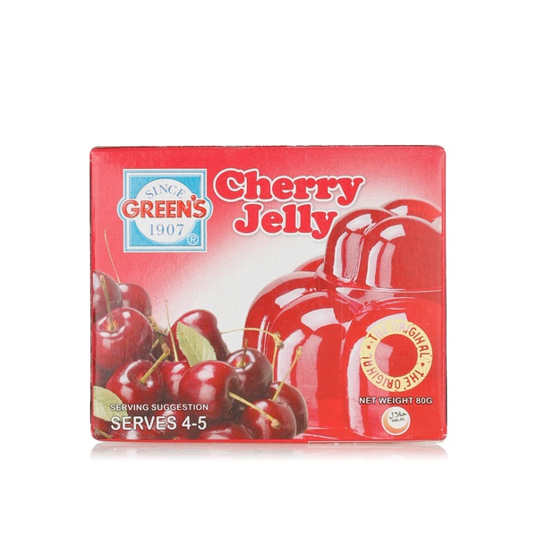 Green's cherry jelly mix 80g - Waitrose UAE & Partners - 5000318004030