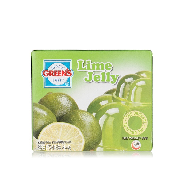 Green's lime jelly mix 80g - Waitrose UAE & Partners - 5000318100862