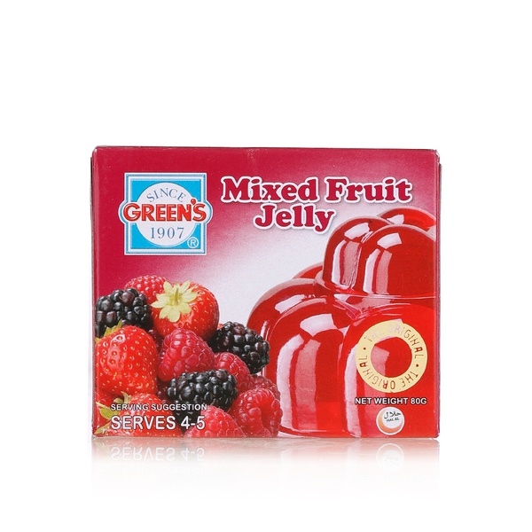 Green's mixed fruit jelly mix 80g - Waitrose UAE & Partners - 5000318106185