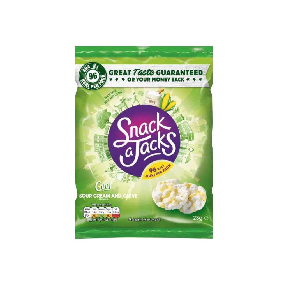Snack a Jacks - Crème Onions - 5000328111865