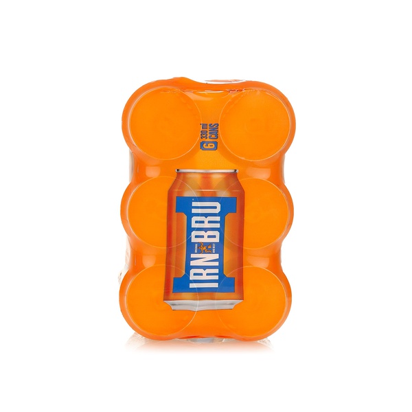 Irn Bru can 6x330ml - Waitrose UAE & Partners - 5000382110682