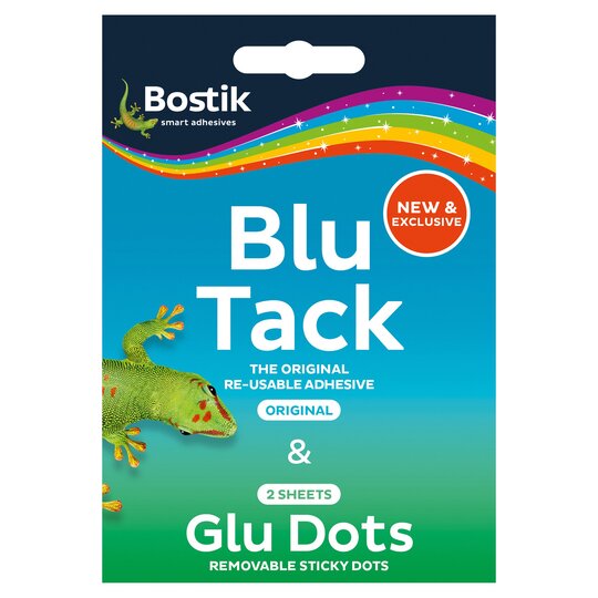 Bostik Blu Tack And Glu Dots Combination Pack - 5000403113913