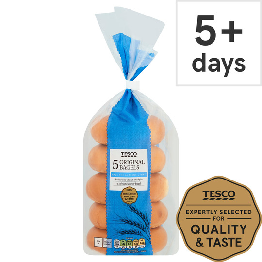 Tesco Original Bagels 5 Pack - 5000436049135
