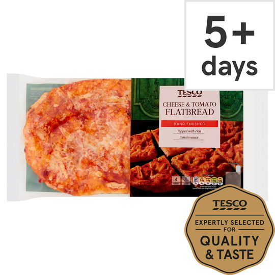 Tesco Cheese And Tomato Flatbread 225G - 5000436327585