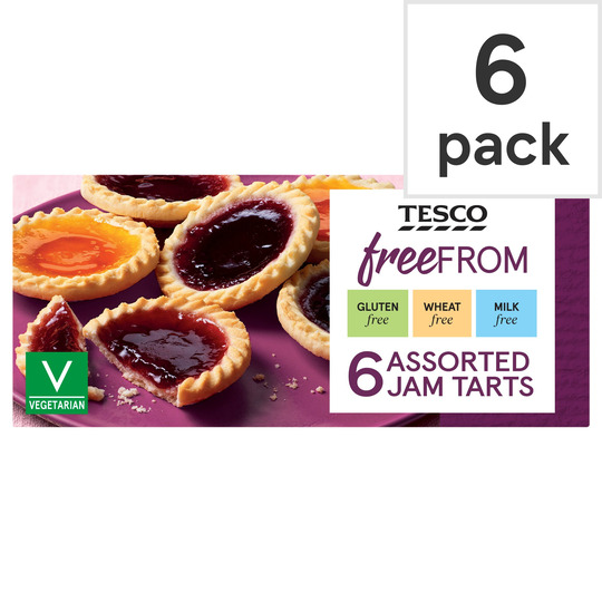 Tesco Free From Jam Tarts 6 Pack - 5000462577619