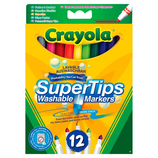 Crayola Supertips 12 Pack - 5010065075092