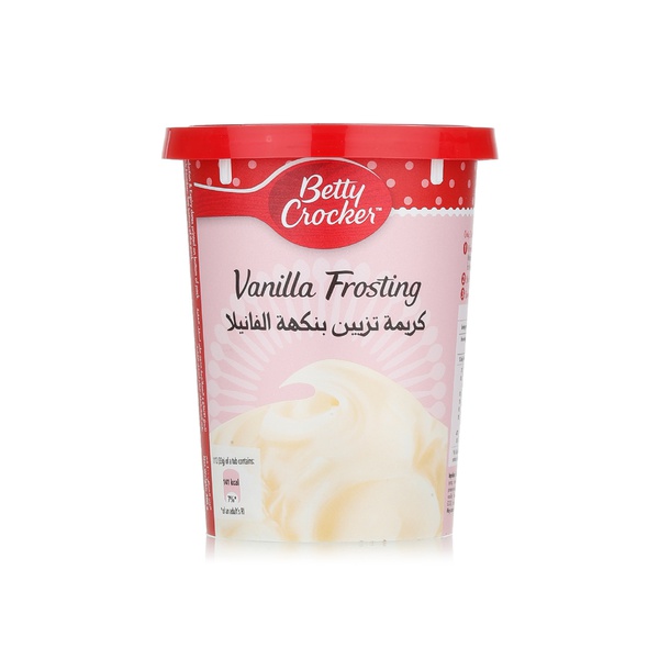 Betty Crocker vanilla frosting 400g - Waitrose UAE & Partners - 5010084902904