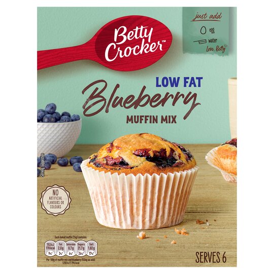 Betty Crocker Low Fat Blueberry Muffin Mix 335G - 5010084905738