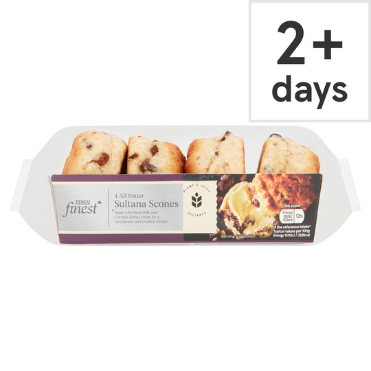 4 All Butter Sultana Scones - 5010204248202