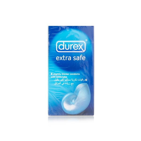 Durex extra safe condoms x6 - Waitrose UAE & Partners - 5010232964495