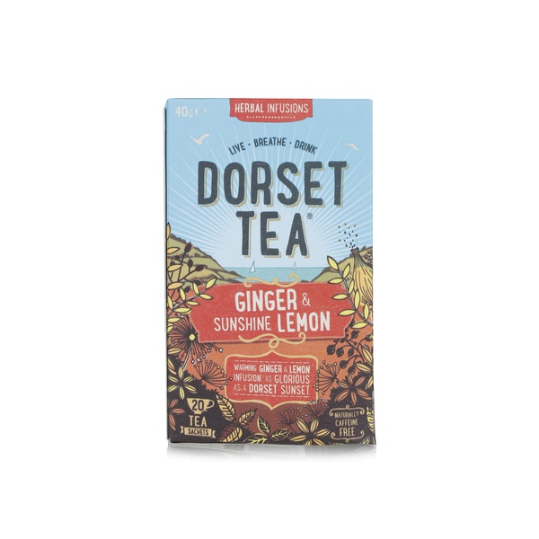 Dorset Tea ginger and sunshine lemon 20s 40g - Waitrose UAE & Partners - 5010244001041