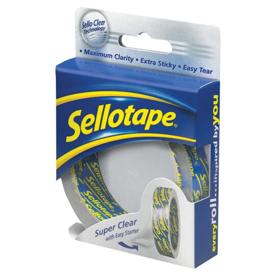 Sellotape Sello Clear 24Mm X 50M - 5010305050131